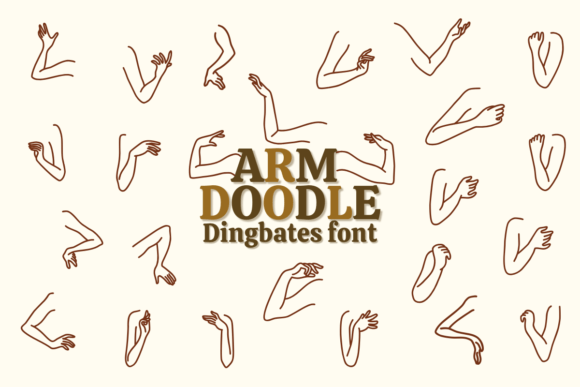 Arm Doodle: A Creative Font for Digital Marketers and Designers