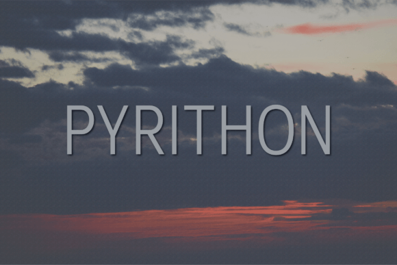 Boost Your Brand with Pyrithon: A Modern Sans Serif Font for Small Businesses