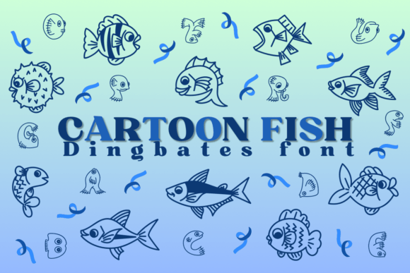 Cartoon Fish: A Playful Typeface for Creative Editorial Design