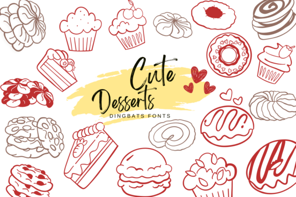 Cute Desserts: A Sweet Addition to Your Digital Design Toolkit