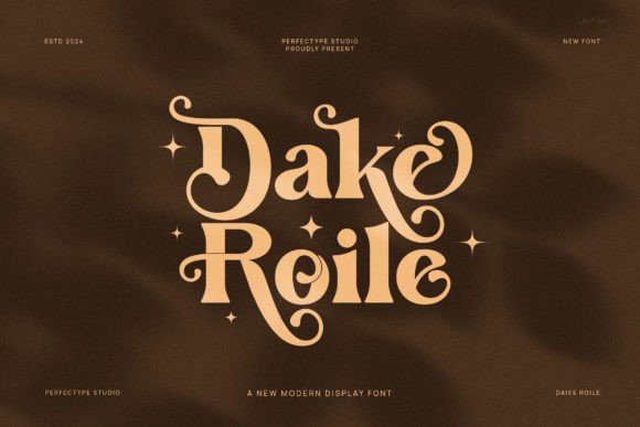 Dake Roile: A Serif Font for Digital Design