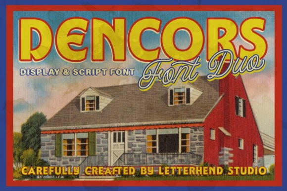 Dencors: A Timeless Font Duo for Crafters and Designers