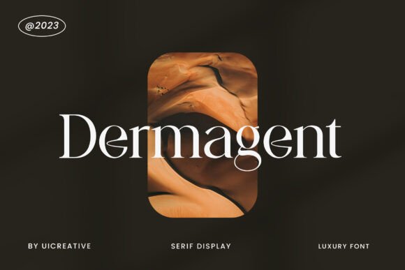 Dermagent: A Serif Font for Editorial Elegance