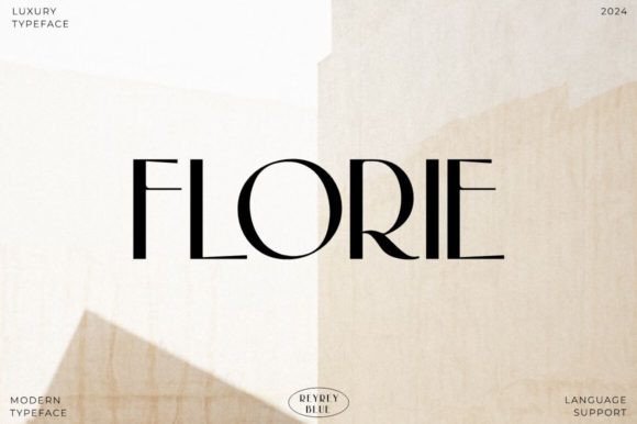 Florie: A Modern Sans Serif Font for Editorial Design