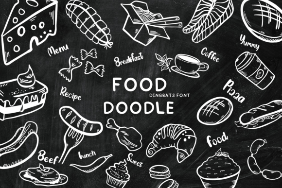 Food Doodle: A Sketchy Typographic Delight
