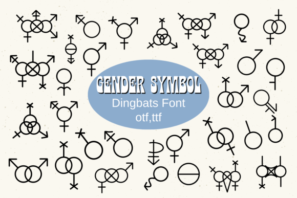 Gender Symbol: A Font That Speaks Volume
