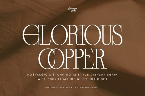 Glorious Copper: A Serif Font for Editorial Elegance
