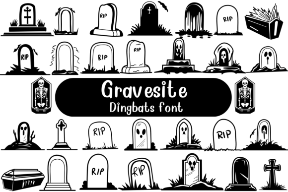Gravesite: A Spooky Font for Editorial Design