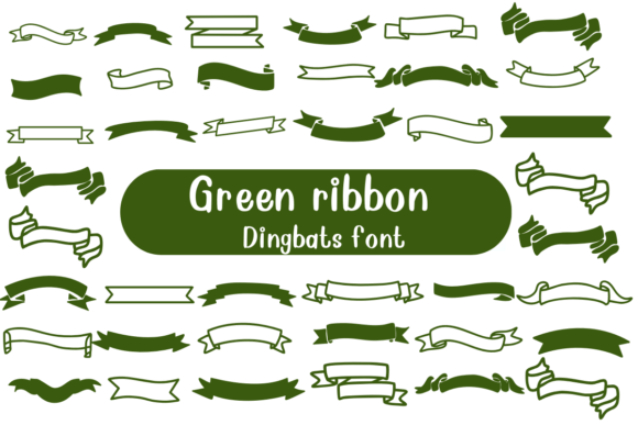 Green Ribbon: A Playful Font for Editorial Creativity