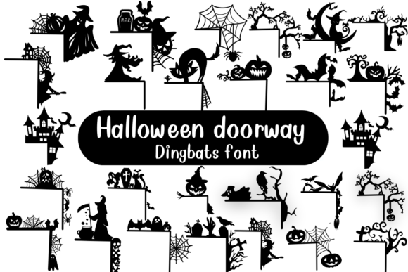 Halloween Doorway: A Spooky Font for Digital Branding