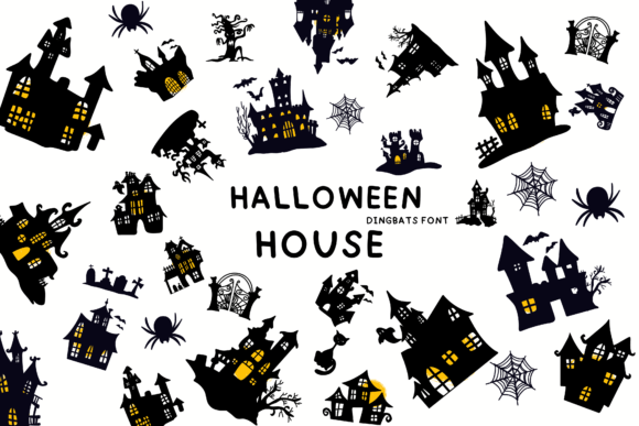 Halloween House: A Sketchy Typographic Treat