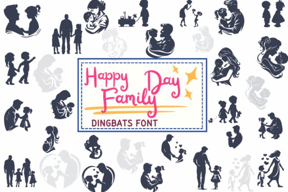 Happy Family Day: A Warm and Whimsical Font for Editorial Design