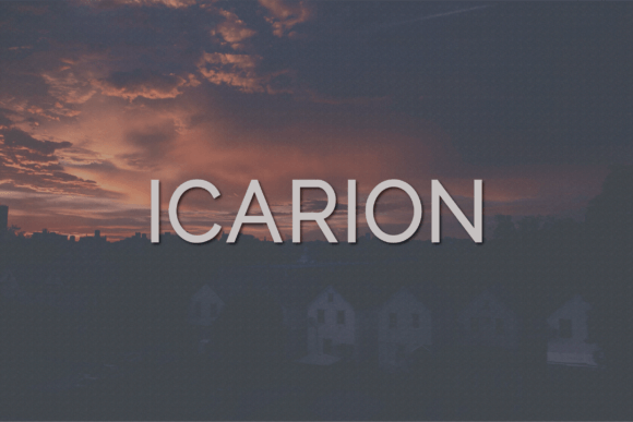 Icarion: A Versatile Sans Serif Font for Crafters and Designers