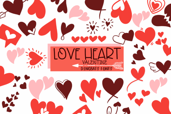 Love Heart Valentine: A Font for Romantic Visual Storytelling