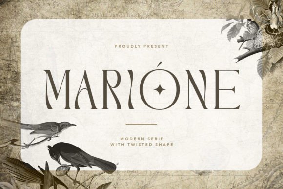 Marione: A Serif Font That Elevates Your Craft Projects
