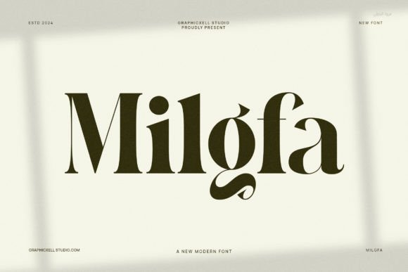 Milgfa: A Serif Font for Editorial Excellence