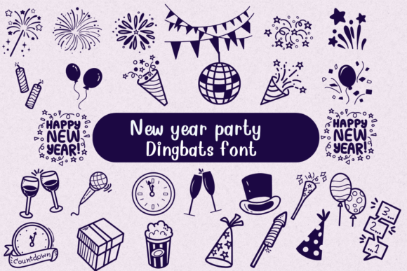 New Year Party Font Review for Web Designers