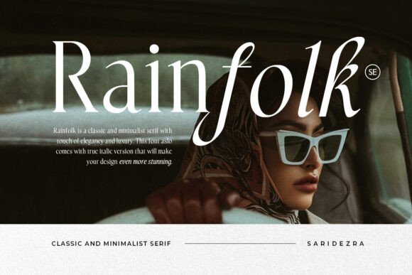 Rainfolk: A Serif Font for Editorial Elegance