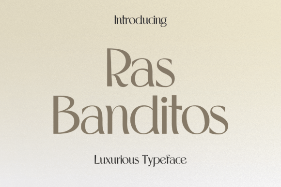 Ras Banditos: A Serif Font for Editorial Excellence