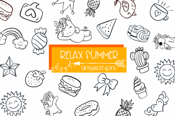Relax Summer: A Font for Digital Creativity and Brand Expression