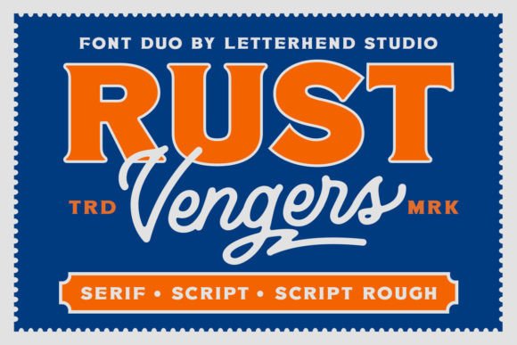 Rust Vengers: A Font for Bold Web Design