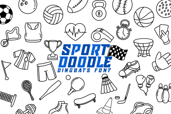 Sport Doodle: A Playful Font for Digital Design