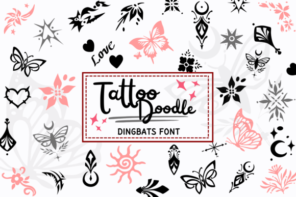 Tattoo Doodle: A Versatile Font for Editorial Design