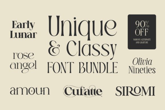 Unique Classy Font for Elegant Branding