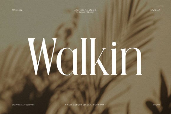 Walkin: A Serif Font That Elevates Editorial Design